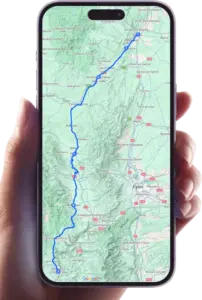 De gps routes op je smartphone maakt Frankrijk Binnendoor nog leuker